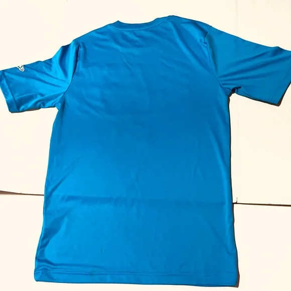 NFL New Era Team Apparel light Blue, yellow & white short sleeve t-shirt. SIZE S - Picture 2 of 10